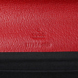 Gucci Navy GG Canvas Bamboo Bar Clutch