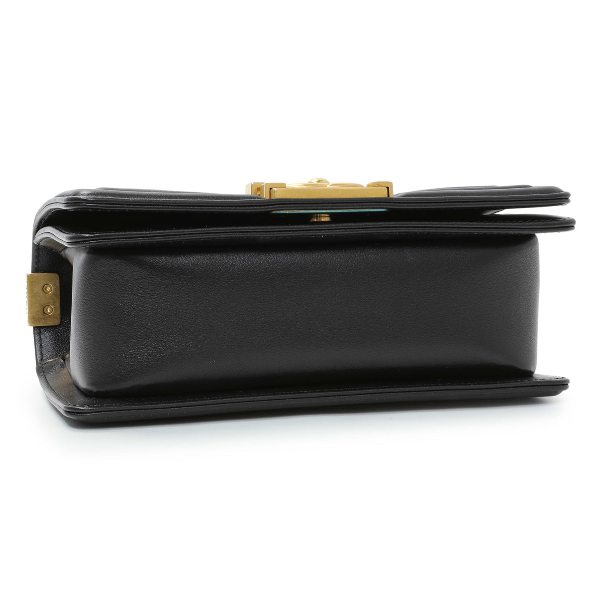 Chanel Black Quilted Lambskin Small Boy Bag Handbags Chanel