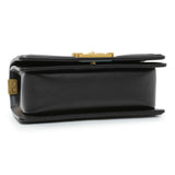 Chanel Black Quilted Lambskin Small Boy Bag Handbags Chanel