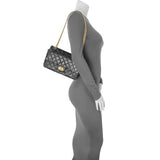 Chanel Black Aged Calfskin Quilted 2.55 Reissue 225 Flap Handbags Chanel