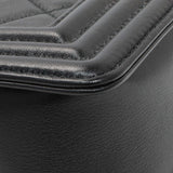 Chanel Black Quilted Lambskin Small Boy Bag Handbags Chanel