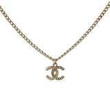 Chanel Crystal CC Pendant Necklace Designer Jewellery Chanel