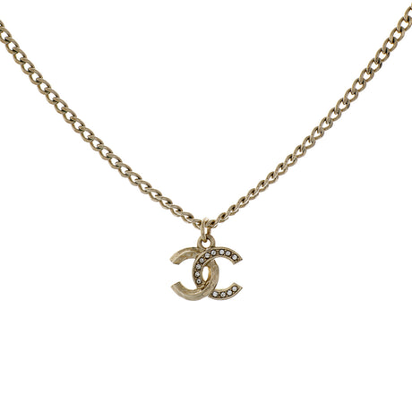Chanel Crystal CC Pendant Necklace Designer Jewellery Chanel