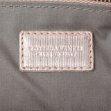 Bottega Veneta Metallic Pink Nappa Intrecciato Zipped Flat Pouch Handbags Bottega Veneta