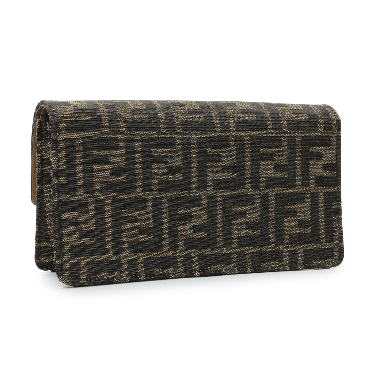 Fendi FF Jacquard Baguette Wallet on Chain