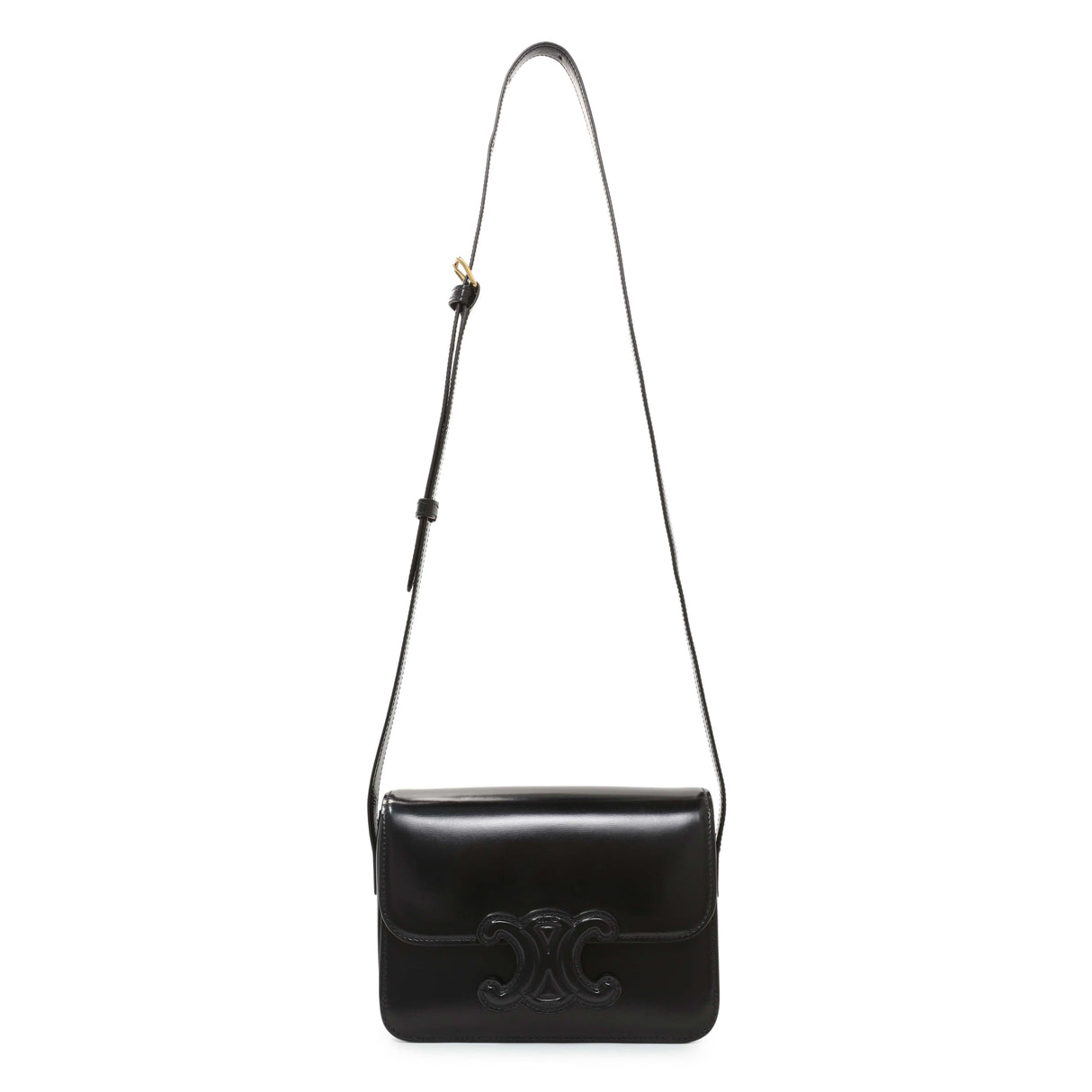 Celine Shiny Calfskin Teen Triomphe Bag Handbags Celine