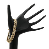 14K Yellow Gold Multi-Row Byzantine Bracelet Fine Jewellery Modaselle