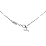 Tiffany & Co. 18K White Gold Small T Smile Pendant Designer Jewellery Tiffany and Co