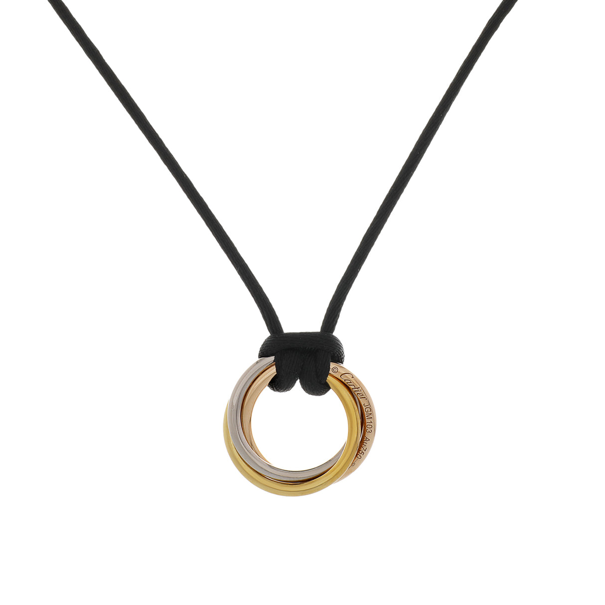 Cartier 18K Trinity Pendant Necklace Designer Jewellery Cartier