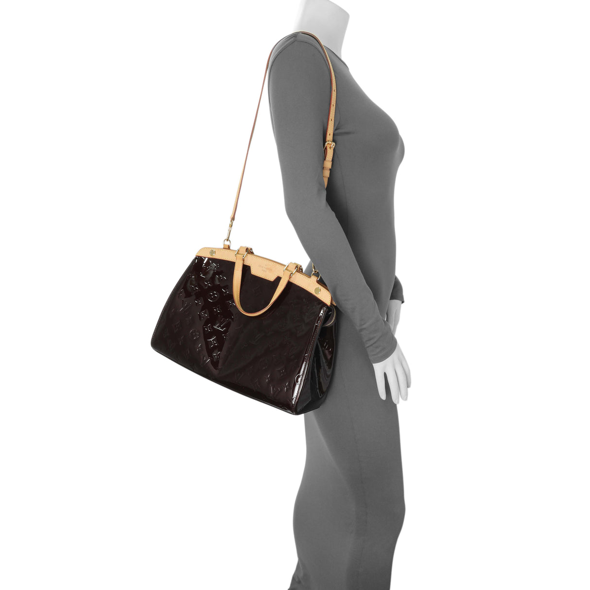 Louis Vuitton Amarante Vernis Brea MM Handbags Louis Vuitton