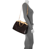 Louis Vuitton Amarante Vernis Brea MM Handbags Louis Vuitton