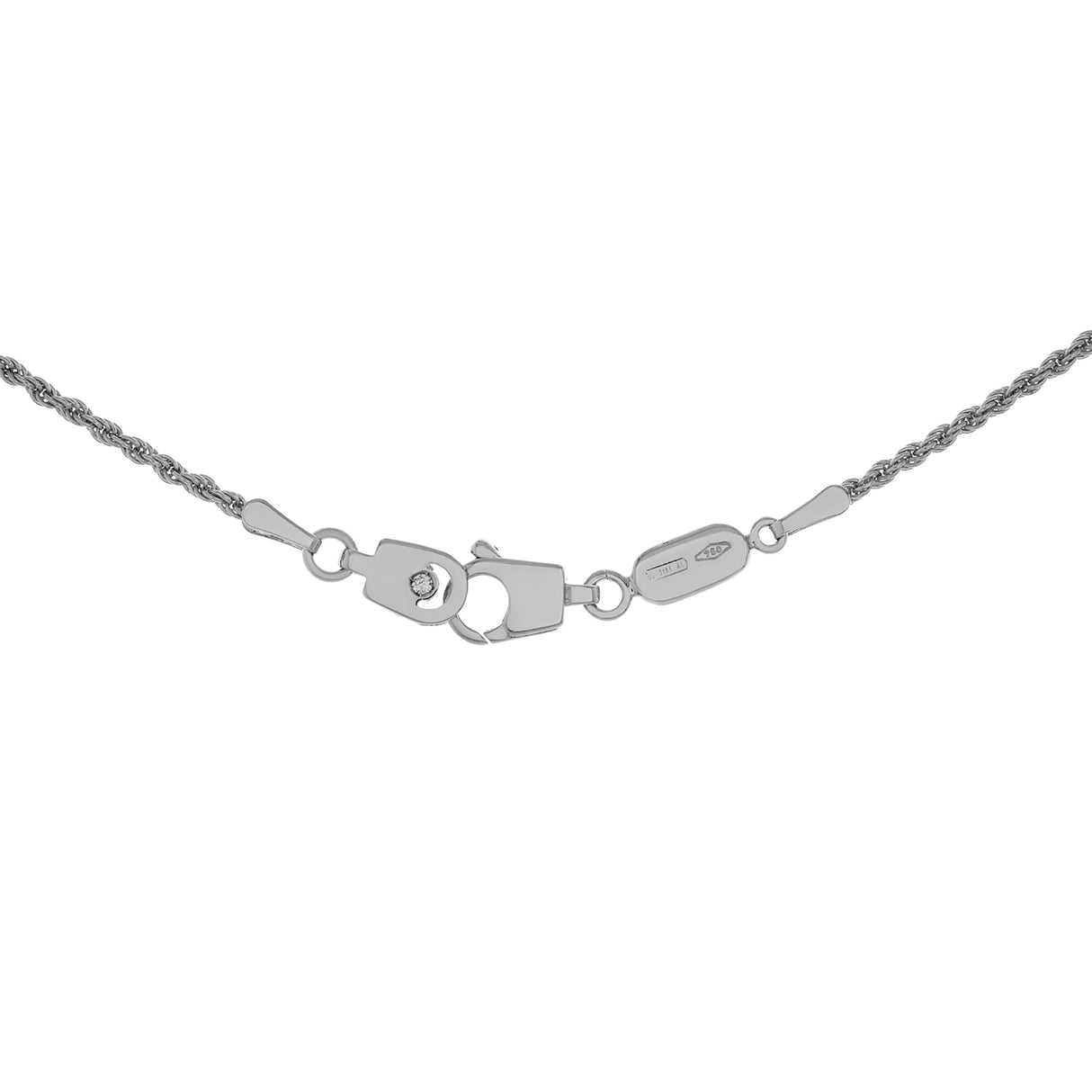 18K White Gold Damiani Onyx Fish Pendant Fine Jewellery Modaselle