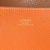 -6 items Mon June 29 ⬆️- Hermes Brown/Orange Taurillon Clemence Double Sens 45 Reversible Tote Handbags Hermes