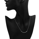 Tiffany & Co. 18K White Gold Small T Smile Pendant Designer Jewellery Tiffany and Co