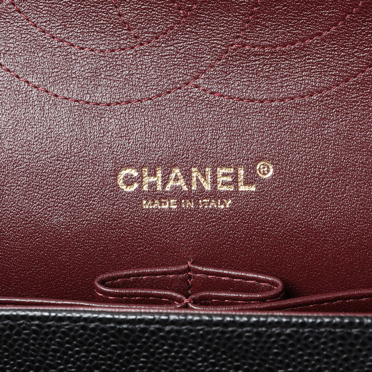 Chanel Black Quilted Caviar Jumbo Classic Double Flap Handbags Chanel