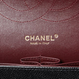Chanel Black Quilted Caviar Jumbo Classic Double Flap Handbags Chanel