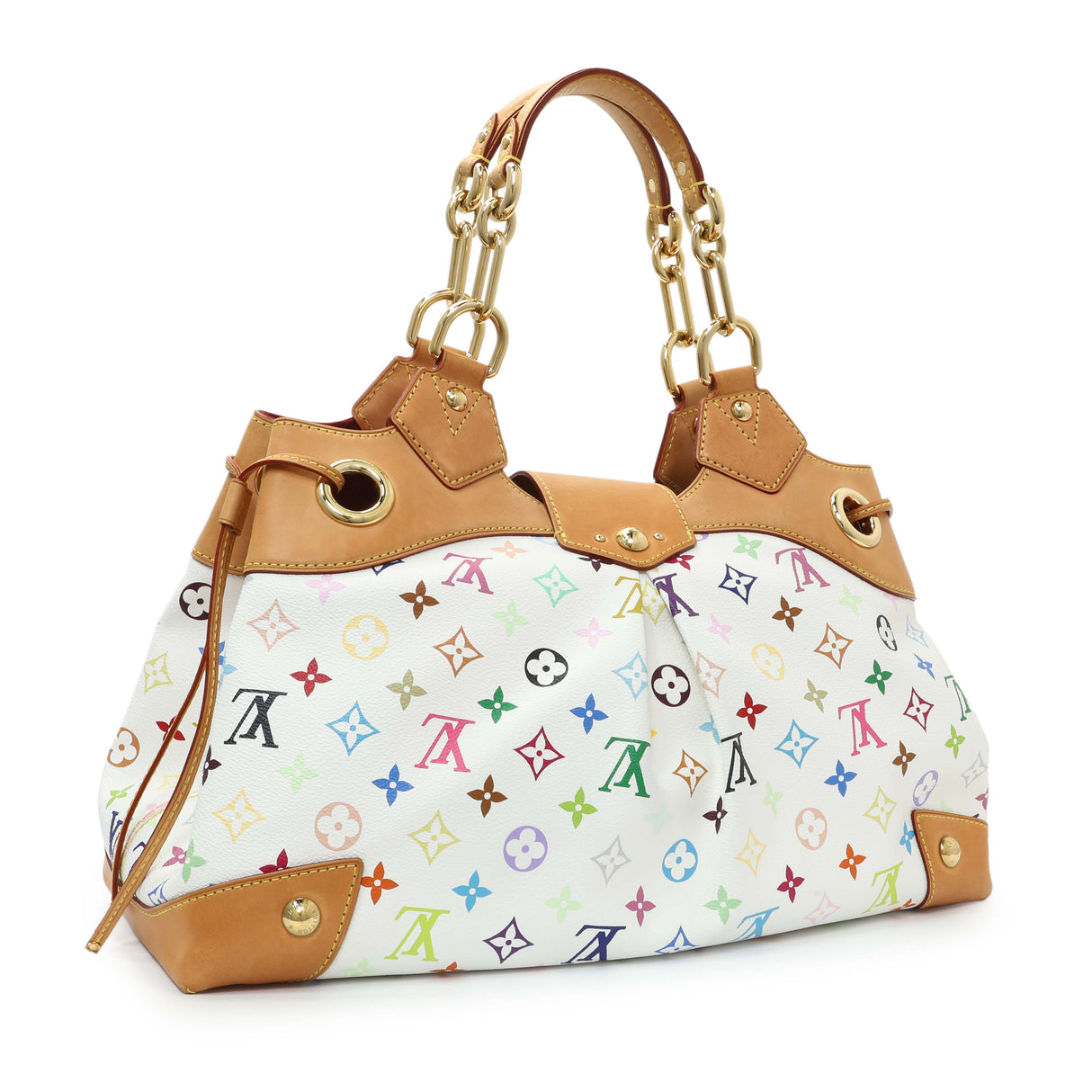 Louis Vuitton White Multicolor Ursula Handbags Louis Vuitton