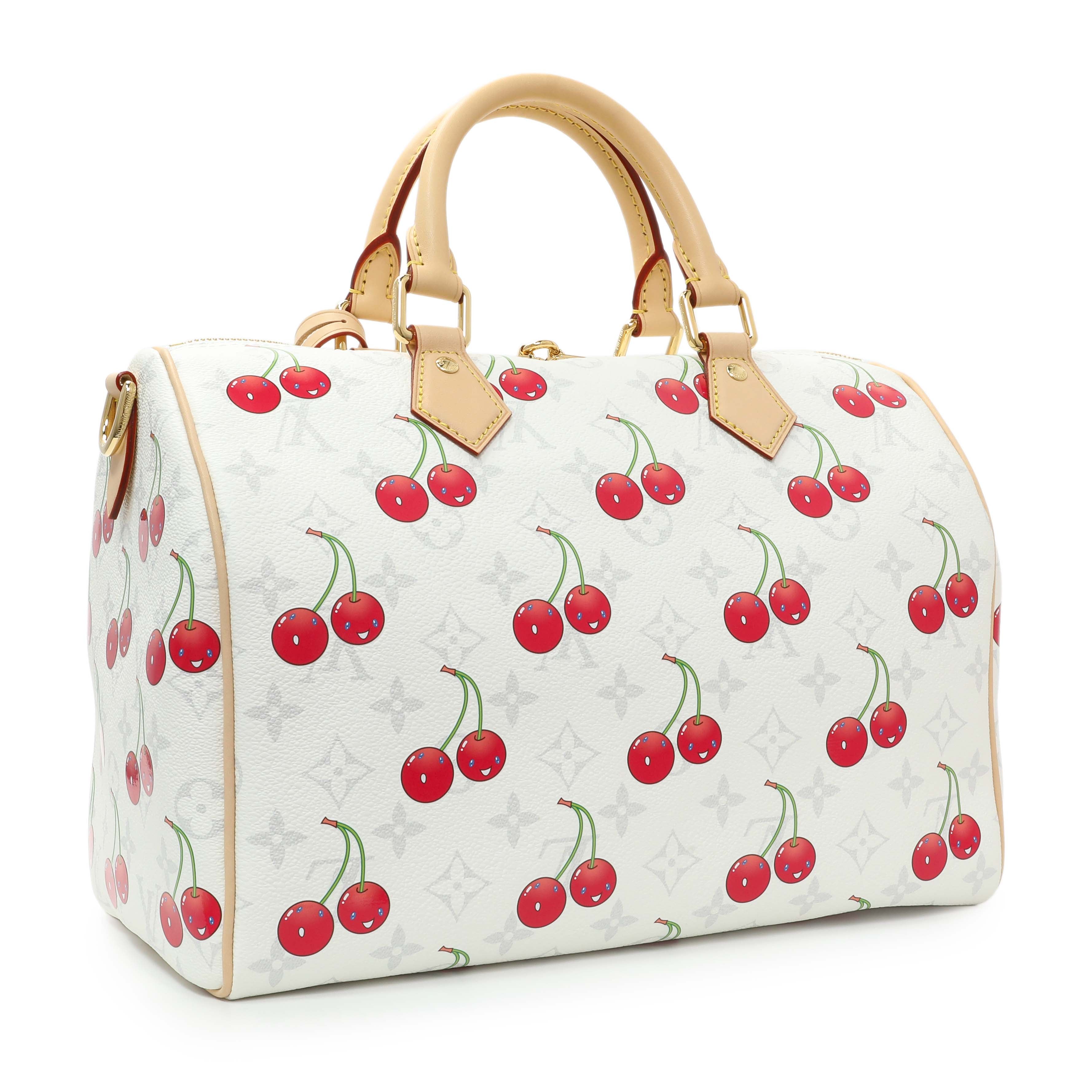 Louis Vuitton X Takashi Murakami Monogram Cherry Speedy Soft
