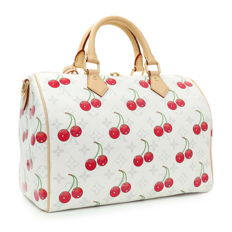 Louis Vuitton X Takashi Murakami Monogram Cherry Speedy Soft Bandouliere 30 Handbags Louis Vuitton