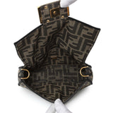 Fendi Fabric Jacquard Ff 1974 Mini Baguette Handbags Fendi