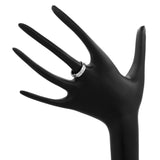 Tiffany & Co. 18K White Gold Diamond Narrow T Ring Designer Jewellery Tiffany and Co