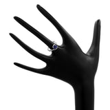 18K White Gold 1.58 Carat Sapphire Ring Fine Jewellery Modaselle