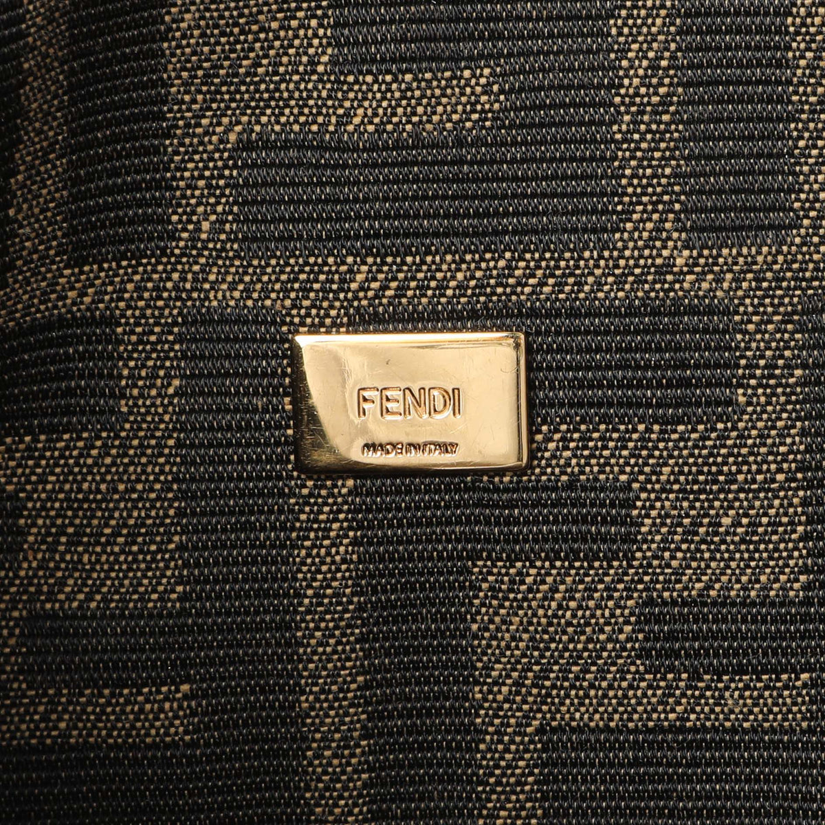 Fendi Fabric Jacquard Ff 1974 Mini Baguette Handbags Fendi