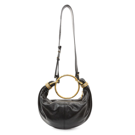 Chloe Shiny Grained Calfskin Small Bracelet Hobo Bag Handbags Chloe