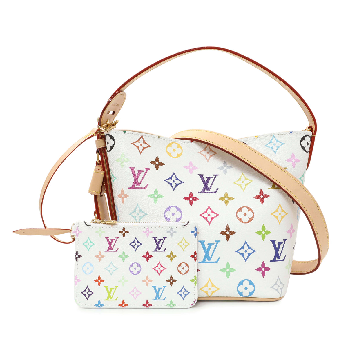 Louis Vuitton x Takashi Murakami Monogram Multicolor All in BB Bucket Bag Handbags Louis Vuitton