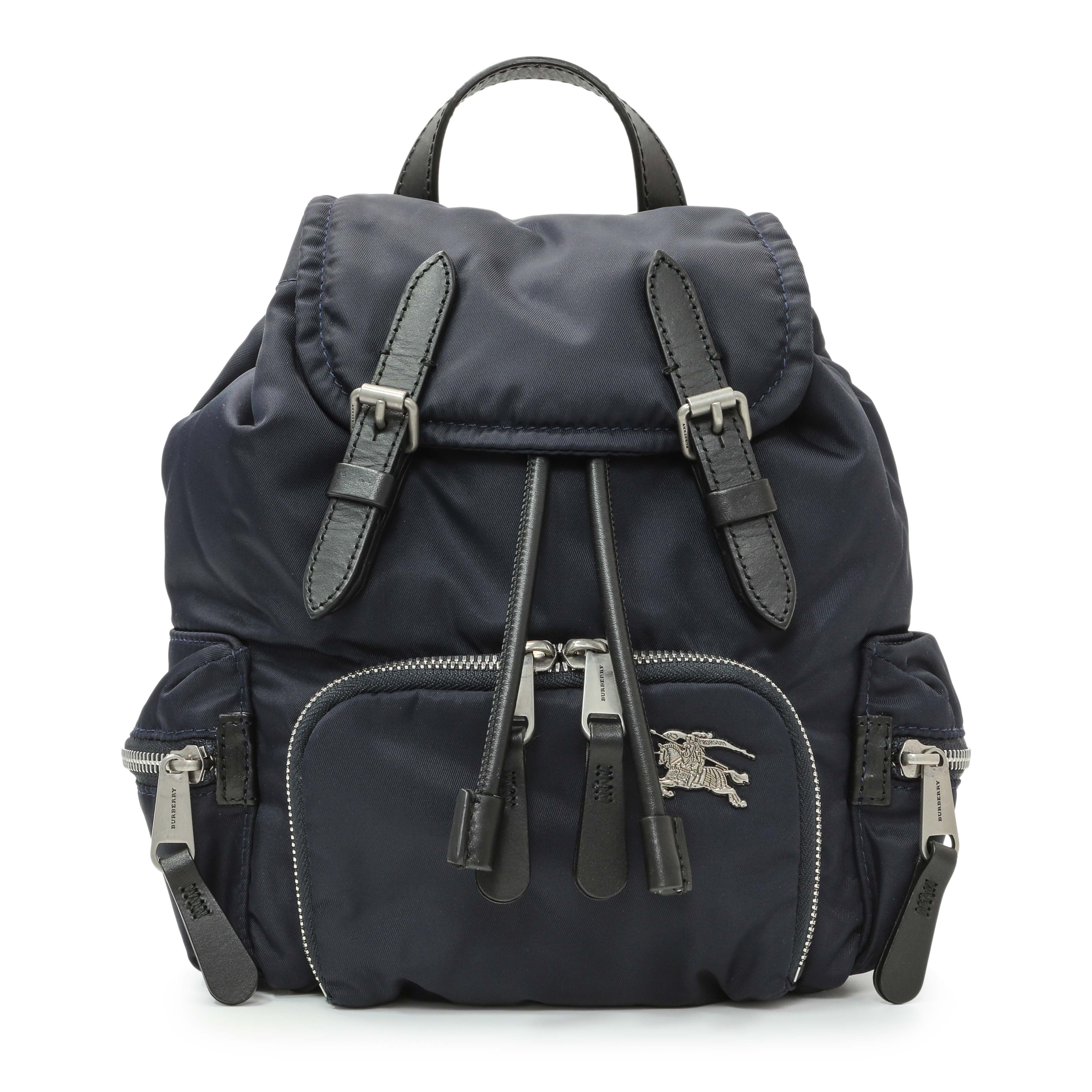 burberry mini backpack purse Burberry Navy Nylon Puffer Small Rucksack Backpack – Modaselle