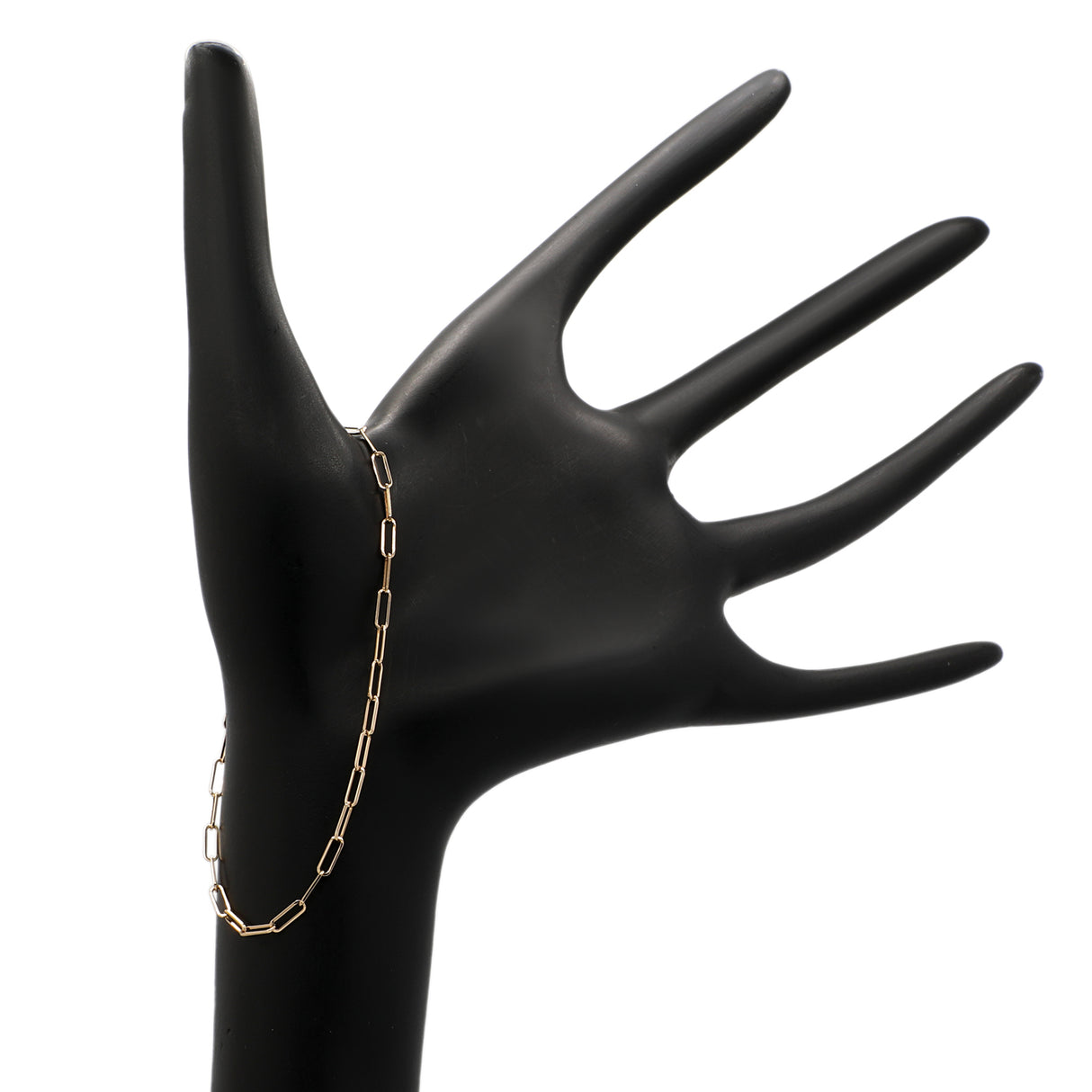 14K Yellow Gold Paperclip Link Bracelet Fine Jewellery Modaselle