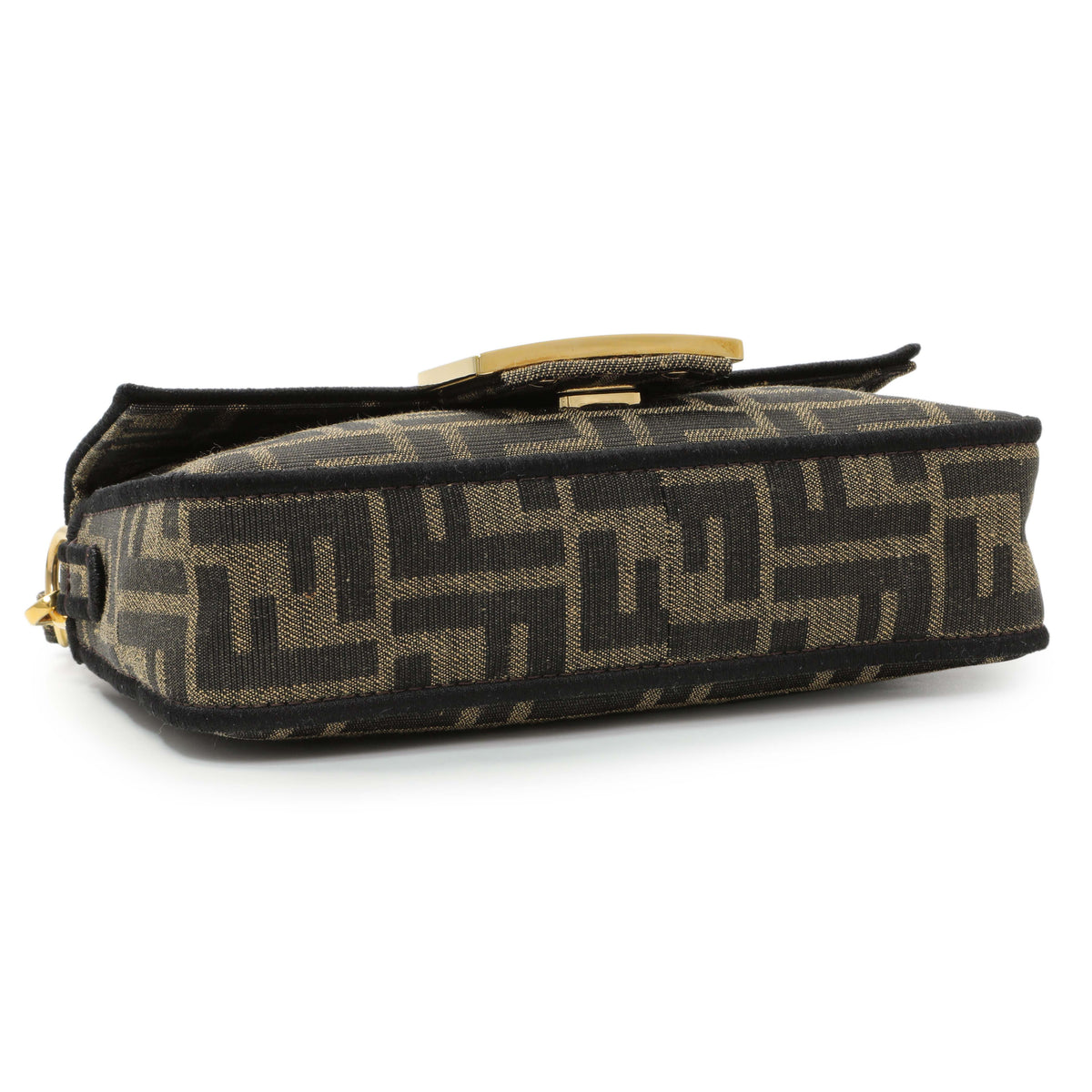 Fendi Fabric Jacquard Ff 1974 Mini Baguette Handbags Fendi