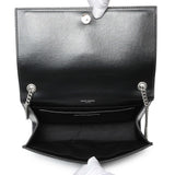 Saint Laurent Black Star Print Calfskin Medium Kate Satchel Handbags Saint Laurent