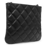 Chanel Black Quilted Calfskin Uniform Crossbody Bag