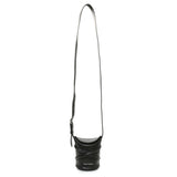 Alexander McQueen Black Calfskin Mini Curve Bucket Bag Handbags Alexander McQueen