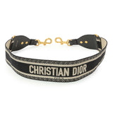 Christian Dior Canvas Embroidered Shoulder Strap Handbags Christian Dior