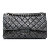 -6 items Fri June 26 ⬆️- Chanel Charcoal Grey Metallic Aged Calfskin 2.55 Reissue Double Flap 227 Handbags Chanel