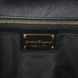 Salvatore Ferragamo Black Calfskin Vara Bow Chain Flap Crossbody Handbags Salvatore Ferragamo