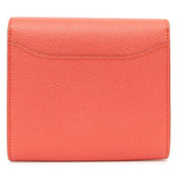 Hermes Coral Epsom Constance Short Wallet