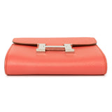 Hermes Coral Epsom Constance Short Wallet