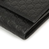 Gucci Black Microguccissima Bow Continental Wallet