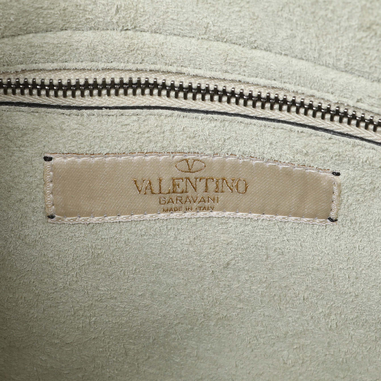 Valentino Ivory Calfskin My Rockstud Rolling Single Handle Bag Handbags Valentino