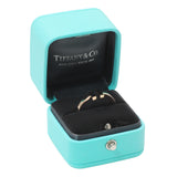 Tiffany & Co. 18K Rose Gold T Square Ring Designer Jewellery Tiffany and Co
