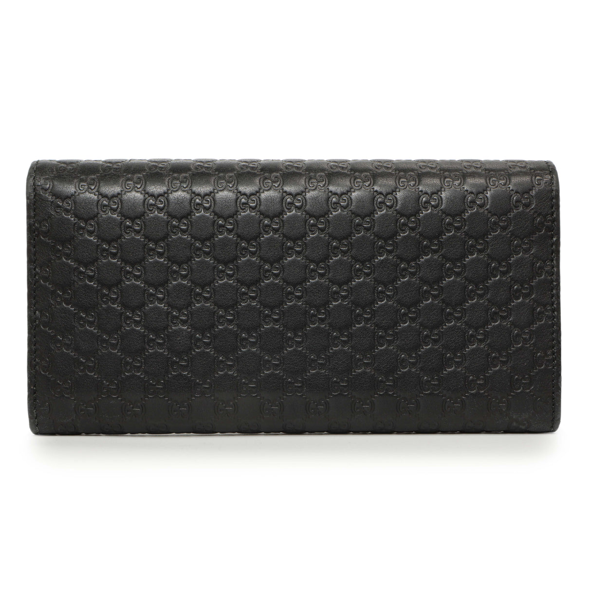 Gucci Black Microguccissima Bow Continental Wallet