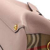 Burberry Pale Orchid Derby Calfskin House Check Medium Camberley Handbags Burberry