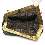 Fendi Black Shiny Nappa Small Fendi First