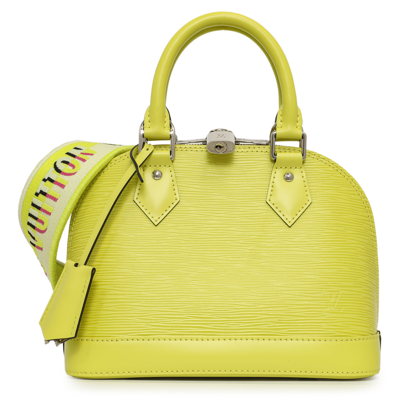 LOUIS VUITTON イエロー アルマBB エピレザー　ハンドバッグ Louis Vuitton Yellow Citron Epi Jacquard Alma BB – Modaselle