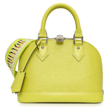 Louis Vuitton Yellow Citron Epi Jacquard Alma BB