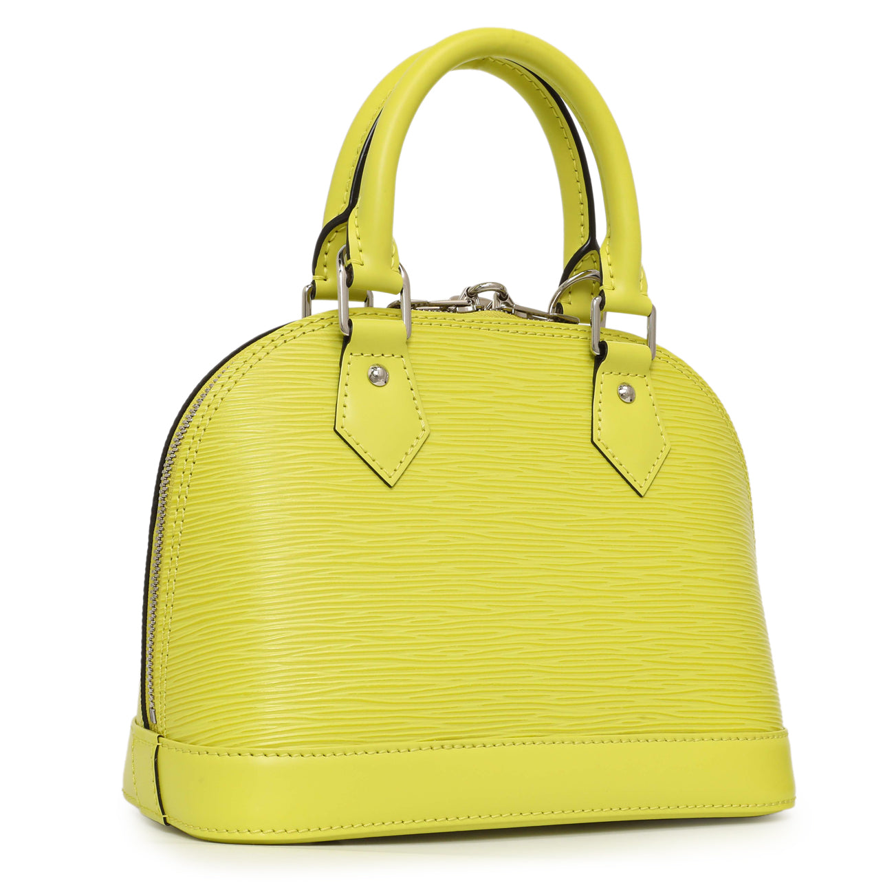LOUIS VUITTON イエロー アルマBB エピレザー　ハンドバッグ Louis Vuitton Yellow Citron Epi Jacquard Alma BB – Modaselle