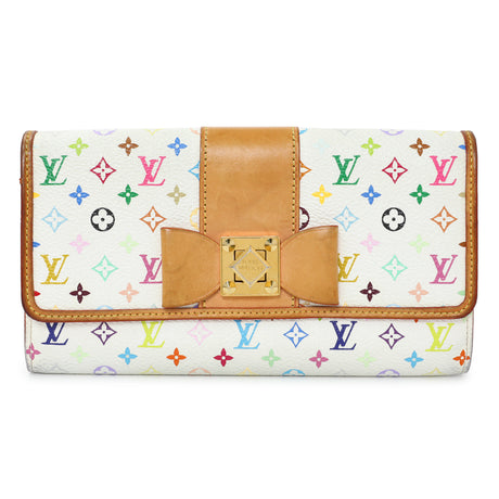 Louis Vuitton Monogram Multicolor Sarah Noeud Wallet Accessories Louis Vuitton